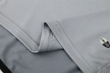 Mens Real Madrid Retro Short Training Grey Jersey 2004/05