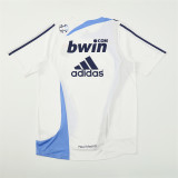 Mens Real Madrid Retro Short Training White Jersey 2007/08