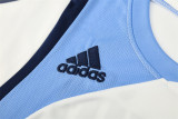 Mens Real Madrid Retro Short Training White Jersey 2007/08