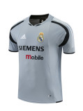 Mens Real Madrid Retro Short Training Grey Jersey 2004/05