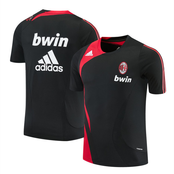 Mens AC Milan Retro Short Training Black Jersey 2007/08