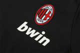 Mens AC Milan Retro Short Training Black Jersey 2007/08