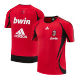 Mens AC Milan Retro Short Training Red Jersey 2006/07