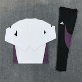 Mens Manchester United Training Suit White 2025/26