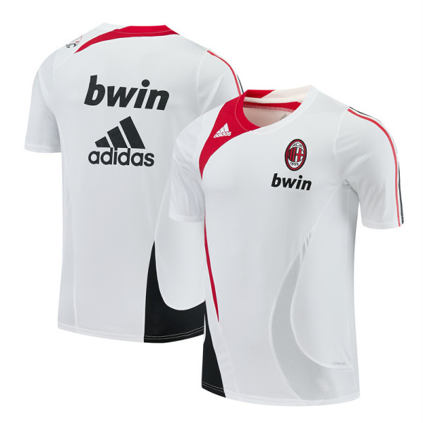 Mens AC Milan Retro Short Training White Jersey 2007/08