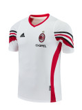 Mens AC Milan Retro Short Training White Jersey 2003/04