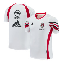 Mens AC Milan Retro Short Training White Jersey 2003/04