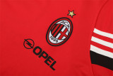 Mens AC Milan Retro Short Training Red Jersey 2003/04