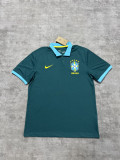 Mens Brazil Polo Shirt Green FIFA World Cup 2026