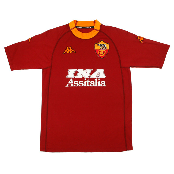 Mens Roma Retro Home Jersey 2000/01