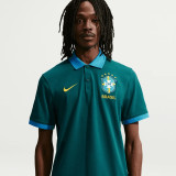 Mens Brazil Polo Shirt Green FIFA World Cup 2026