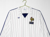 Mens France Retro Away Jersey Long Sleeve 1980/82