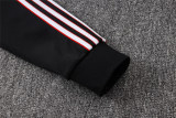 Mens Manchester United Jacket + Pants Training Suit Black 2026/27