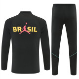 Mens Brazil Training Suit Black - Yellow 2026