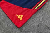 Mens Spain Short Training Suit Red 2026