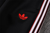 Mens Manchester United Jacket + Pants Training Suit Black 2026/27