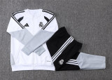 Kids Real Madrid Jacket + Pants Suit White 2026/27