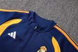 Mens Real Madrid Jacket + Pants Training Suit Royal 2026/27