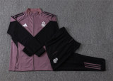 Kids Real Madrid Jacket + Pants Suit Purple 2026/27