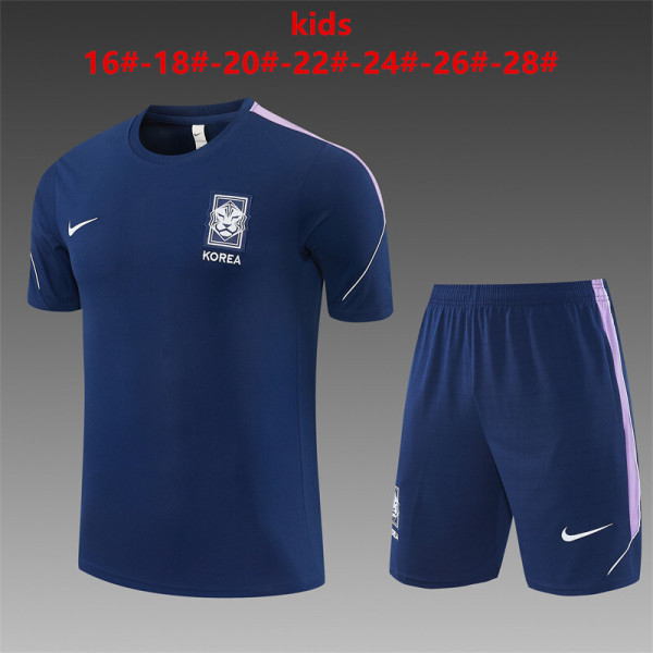 Kids Korea Short Training Suit Royal 2026
