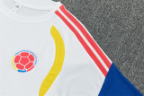 Mens Colombia Short Training Suit White 2026