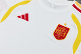 Mens Spain Short Training Suit White 2026