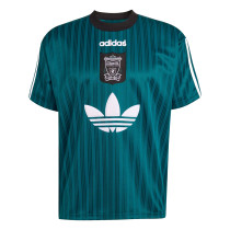 Mens Liverpool Retro Green Jersey 1995/96
