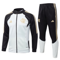 Mens Flamengo Jacket + Pants Training Suit Cream 2026/27