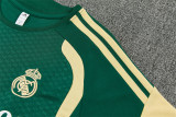 Mens Real Madrid Short Training Suit Green 2026/27