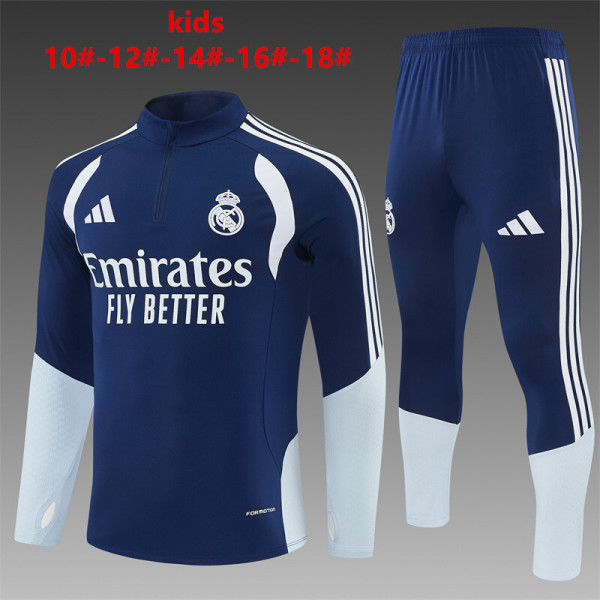 Kids Real Madrid Training Suit Royal 2026/27
