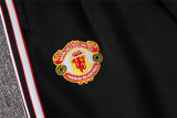 Mens Manchester United Jacket + Pants Training Suit Black 2026/27