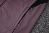 Mens Real Madrid Jacket + Pants Training Suit Purple 2026/27