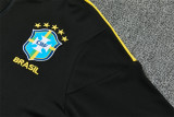 Mens Brazil Training Suit Black - Yellow 2026