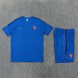 Kids France Short Training Suit Blue 2026