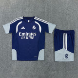 Kids Real Madrid Short Training Suit Royal 2026/27