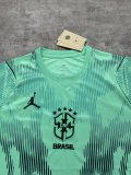 Mens Brazil Goalkeeper Green Jersey FIFA World Cup 2026
