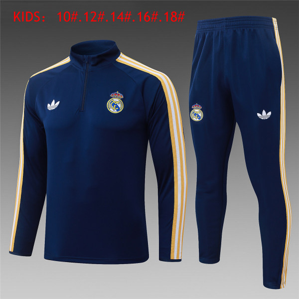 Kids Real Madrid Training Suit Royal 2026/27