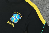 Mens Brazil Short Training Suit Jordan Black - Yellow 2026