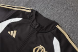 Mens Flamengo Jacket + Pants Training Suit Brown 2026/27