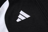Mens Real Madrid Jacket + Pants Training Suit Black 2026/27