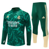 Mens Real Madrid Training Suit Green 2026/27
