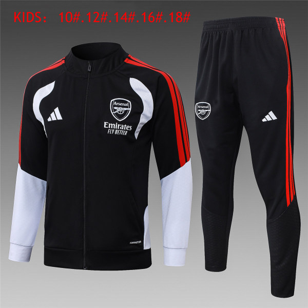 Kids Arsenal Jacket + Pants Suit Black 2026/27