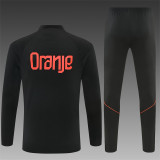 Kids Netherlands Training Suit Black 2026