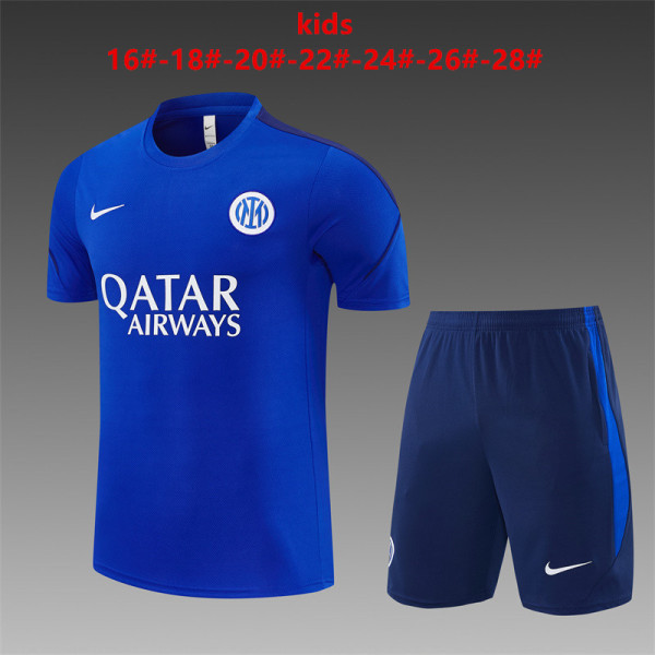 Kids Inter Milan Short Training Suit Blue 2026/27