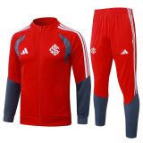 Mens Internacional Jacket + Pants Training Suit Red 2026/27