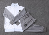 Kids PSG x Jordan Jacket + Pants Suit White 2026/27