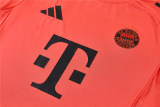Mens Bayern Munich Short Training Suit Orange 2025/26