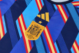 Mens Spain Short Training Suit Blue 2026