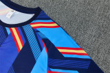 Mens Spain Short Training Suit Blue 2026