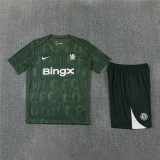 Mens Chelsea Short Training Suit Forest Green 2025/26